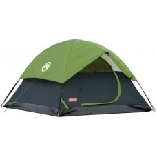 Coleman Sundome 3 Person Tent - For Trekking- Camping(Green)